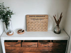 Personalised Serenity Prayer Recovery Token Display - Chips - Personalized Serenity Prayer Recovery Chip Holder - AA display - Holder