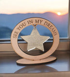 Beautiful Personalised memorial poem ornament, lovely item to remember a loved one. Perfect gift, present, for anniversary of death? memory