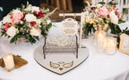 Personalised Wedding Memorial Centrepiece Candle Display - Bench - Save a seat - Wedding Decor - Bride - Groom - Keepsake - Remembrance