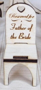 Personalised wedding memorial Display - Loved ones memory table - Centre piece - family - remember - heaven - Remembrance chairs - Keepsake