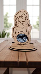 Personalised - Stunning silhouette ultrasound photo frame - Baby scan picture frame - Single mum - Mother - New baby - Baby shower gift