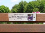 Personalised Memorial Bench Plaque - Anniversary - Garden - Tree - Commemoration - Urn - Casket - Grave marker - Indoor - Outdoor
