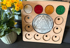 Personalised Recovery Token Display - Chips - Narcotics Alcohol Anonymous Recovery Chip Holder - AA display - Holder - Serenity prayer - NA