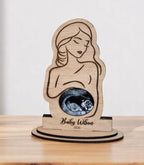 Personalised - Stunning silhouette ultrasound photo frame - Baby scan picture frame - Single mum - Mother - New baby - Baby shower gift