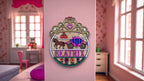 Personalised princess bedroom name Plaque - Name Sign - Gift - Craft kit - Horse - Tiara - Magical - Fairy - Castle - Playroom - Cinderella
