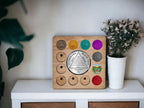Personalised Recovery Token Display - Chips - Narcotics Alcohol Anonymous Recovery Chip Holder - AA display - Holder - Serenity prayer - NA