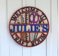 Personalised Craft room name Plaque - Name Sign - Craft - Gift - Cricut - Craft kit - Hobby - Airfix - Crochet - Knitting - Sewing - Studio