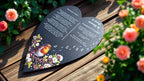 Personalised Robin Memorial grave marker - Large memorial slate - Memory - Indoor - Outdoor - Garden - Caravan - Grave side - Candle Display
