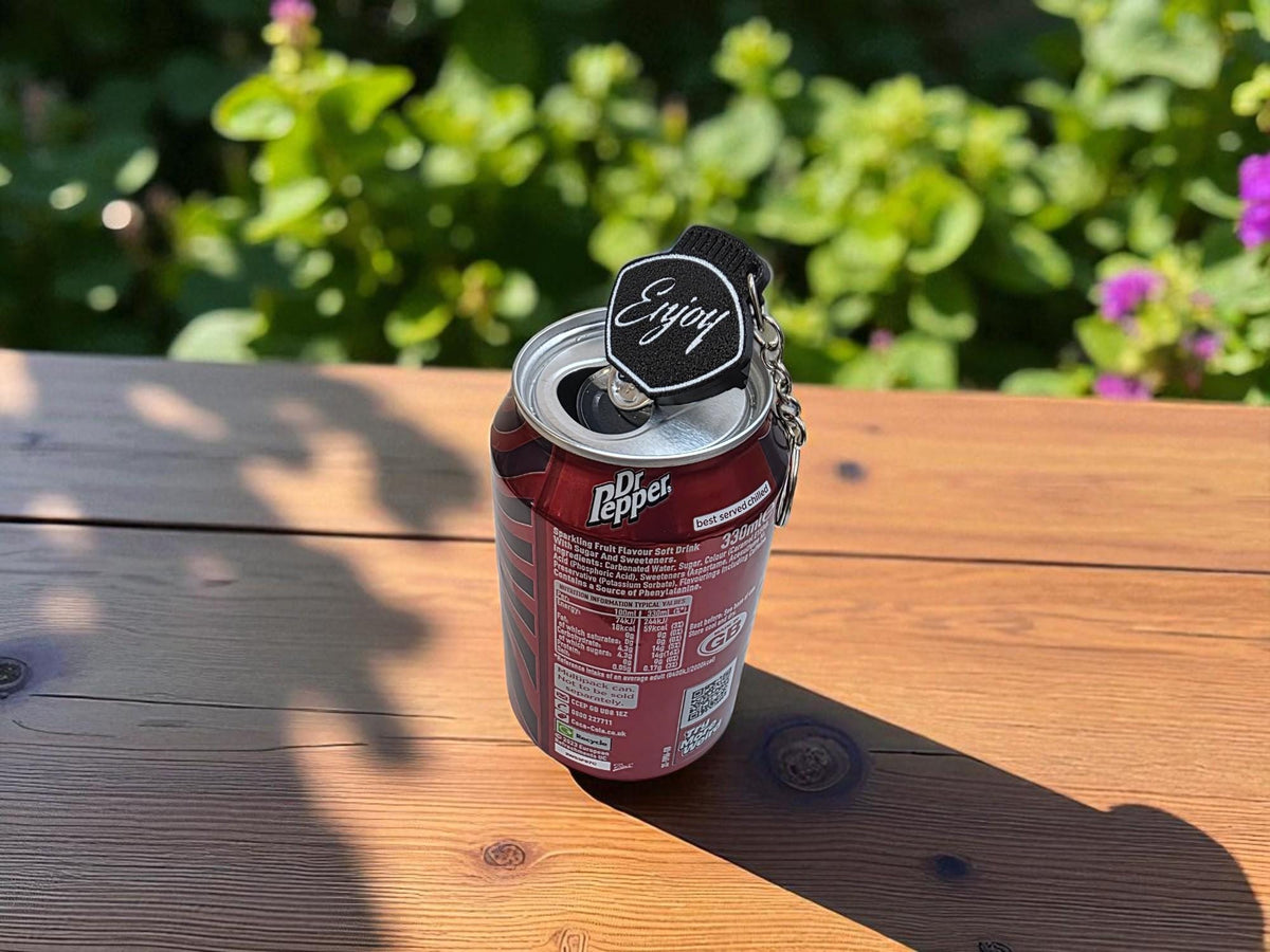3D Printed Can Lid Opener & Closeable Lid - Tin - Keychain attachment - Travel - Festival - Kids - Children - Gaming - Teen - Gift - Safe