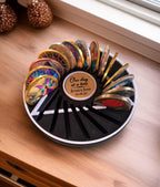 Personalised Recovery Token Display - Chips - Personalized Serenity Prayer Recovery Chip Holder - AA display - Sobriety - Ornament - Coins