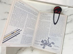 3D Printed Retro Cartoon Bookmark Clip | Comic Style Book Page Marker | Geek Gift | Nerdy Reading Accessory | Fan Gift for Readers - Book