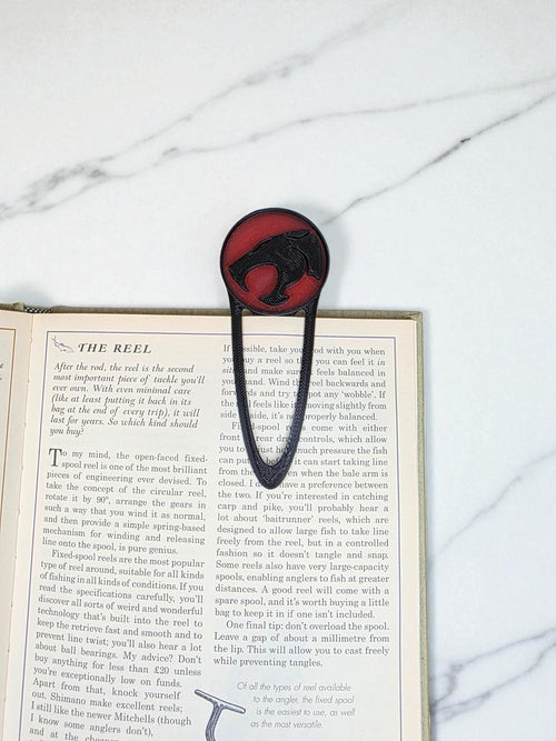 3D Printed Retro Cartoon Bookmark Clip | Comic Style Book Page Marker | Geek Gift | Nerdy Reading Accessory | Fan Gift for Readers - Book