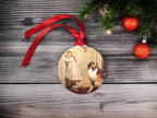 Vintage picture christmas bauble - Retro - Christmas tree decoration - Secret Santa - Gift - Decor - Husband - Wife - Present - Novelty