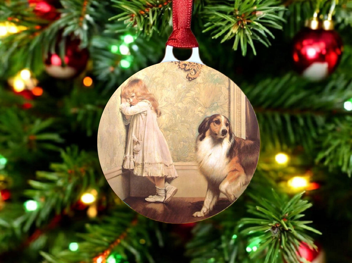 Vintage picture christmas bauble - Retro - Christmas tree decoration - Secret Santa - Gift - Decor - Husband - Wife - Present - Novelty