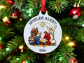 Novelty Nativity christmas bauble - Fun - Christmas tree decoration - Secret Santa - Gift - Decor - Husband - Wife - Present - Colleague