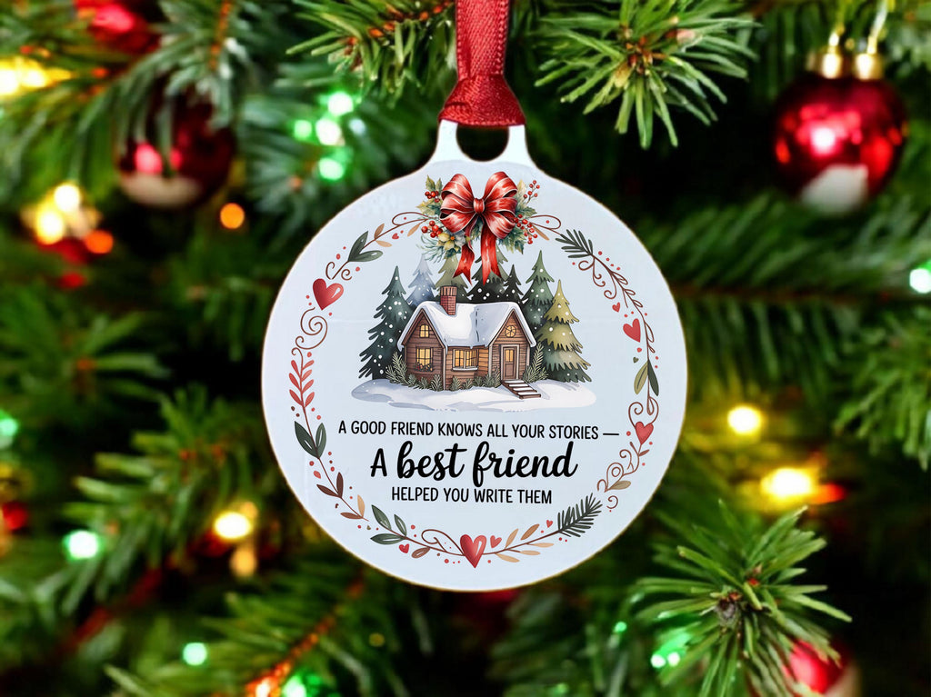 Best Friend christmas bauble - Fun - Christmas tree decoration - Secret Santa - Gift - Decor - Husband - Wife - Present - Colleague