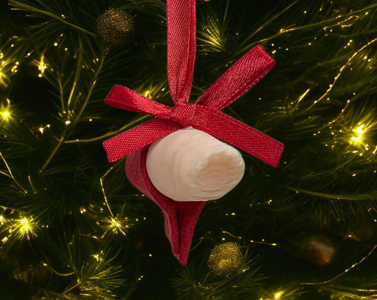 Novelty Piggy in a blanket Adult Bauble - Christmas Tree Decoration - Penis - Birthday - Gift - Present - Bespoke - Funny - Prank - Xmas