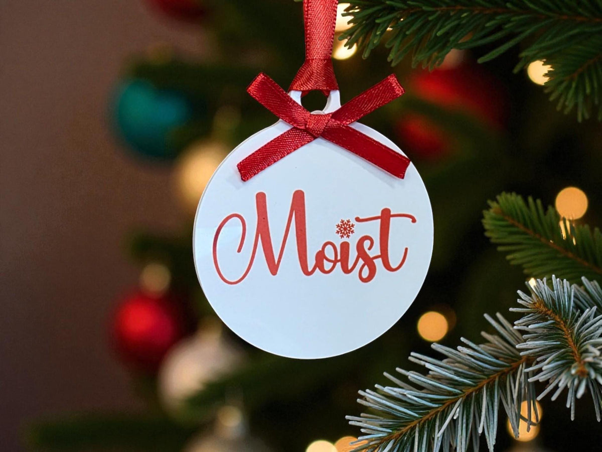 Novelty Moist christmas bauble - Fun - Christmas tree decoration - Secret Santa - Gift - Decor - Husband - Wife - Present - Colleague