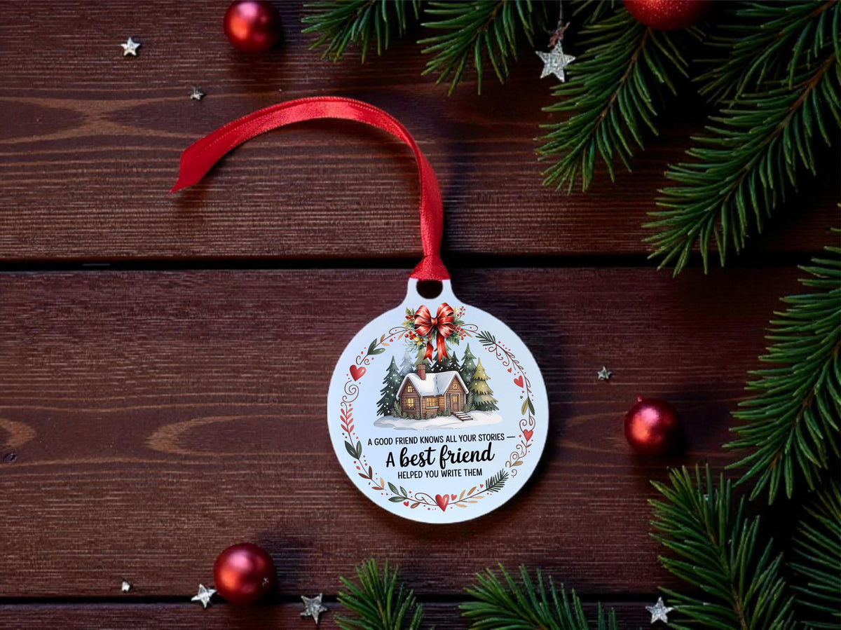 Best Friend christmas bauble - Fun - Christmas tree decoration - Secret Santa - Gift - Decor - Husband - Wife - Present - Colleague