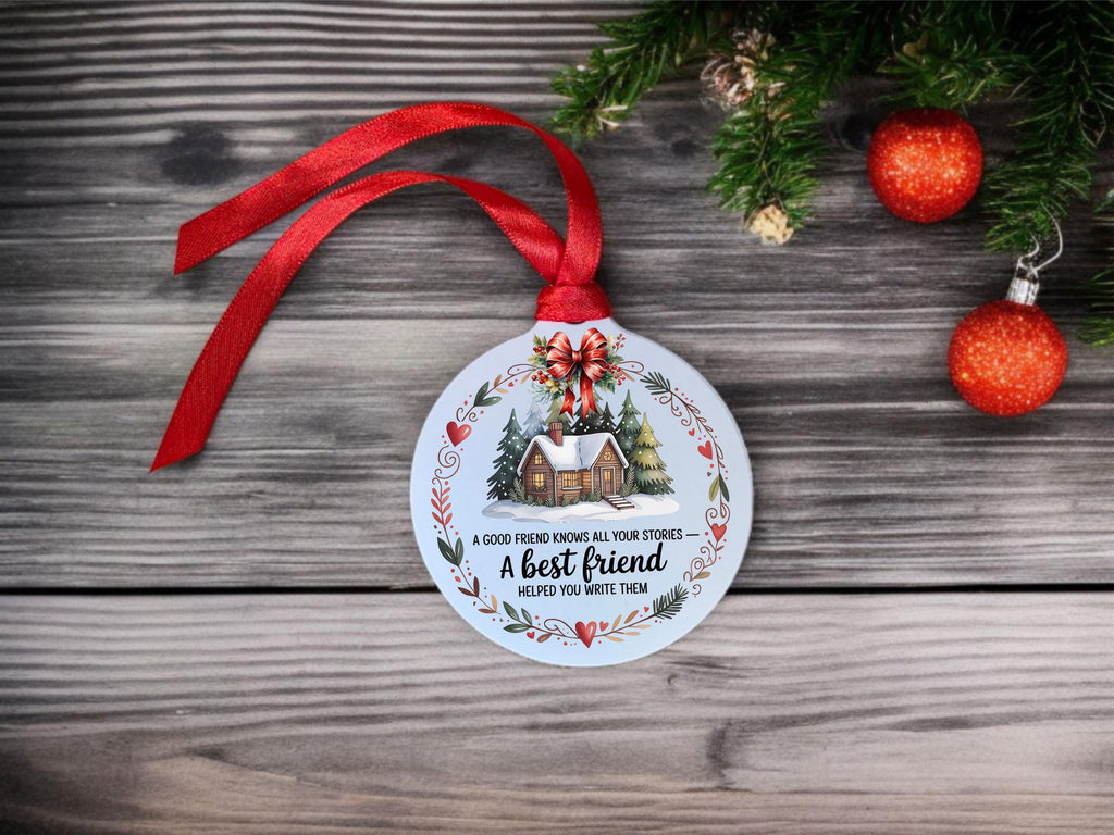 Best Friend christmas bauble - Fun - Christmas tree decoration - Secret Santa - Gift - Decor - Husband - Wife - Present - Colleague