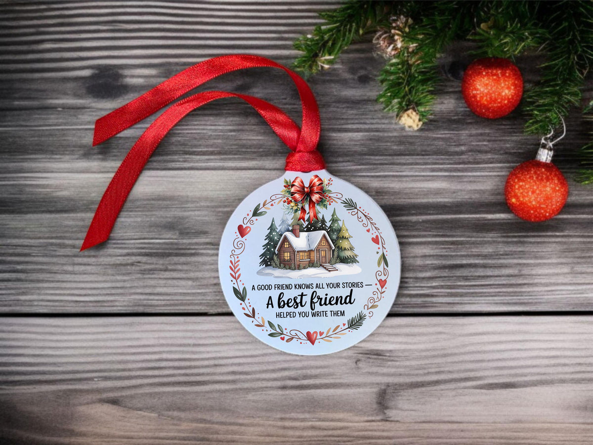 Best Friend christmas bauble - Fun - Christmas tree decoration - Secret Santa - Gift - Decor - Husband - Wife - Present - Colleague