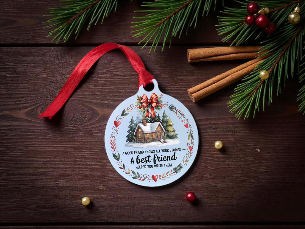 Best Friend christmas bauble - Fun - Christmas tree decoration - Secret Santa - Gift - Decor - Husband - Wife - Present - Colleague