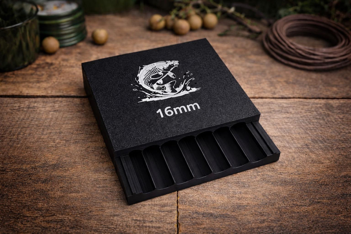 3D Printed Compact Boilie Roller | Hookbait & Pop-Up Paste Ball Rolling Table - Carp fishing - Course - Wafter - Bait - Tackle
