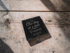 Milestone slate coaster - Sobriety Gift - display ornament - Valentines - Birthday - Christmas - Tea - Coffee - Narcotics Anonymous - AA