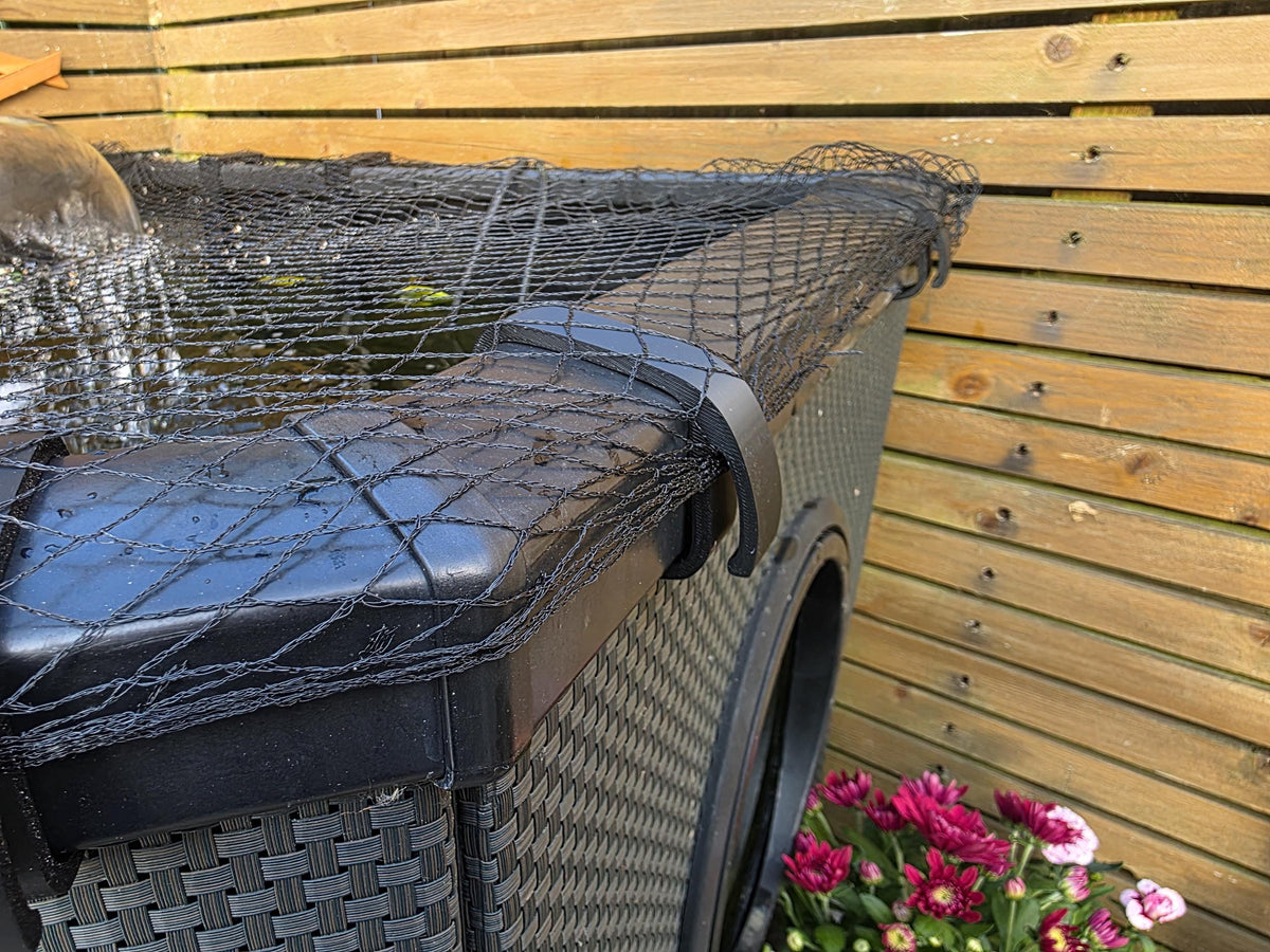 Blagdon affinity pond net clips | Heron Deterrent | protective Heron Net | Blagdon Compatible | Holders - Pack of 6 - Garden Decor