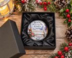 Personalised Glass Bubble Tear Drop Memorial - Stunning remembrance item - Christmas - Display - memories - anniversary of death Grave decor