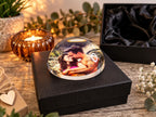 Personalised Glass Photo Paperweight | Custom Picture Ornament | Glass Photo Keepsake | Personalised Gift | Photo Display Gift Boxed