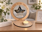 Personalised memorial candle holder with poem - Stunning remembrance item - Display - memories - Anniversary - Present - Ornament - Present