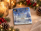 Personalised Christmas Memorial grave marker, memorial - Memory - Indoor - Outdoor - Garden - Caravan - Grave side - Candle Display - Gift