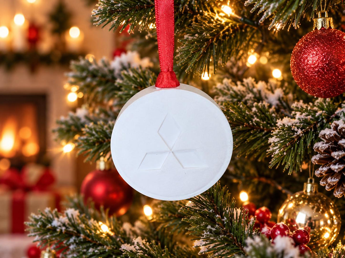 Mitsubishi Pill - Rave Scene -3d Christmas bauble - Mistle Toe - Funny - Tree decoration - Secret Santa - Gift - Present - Novelty - DJ.