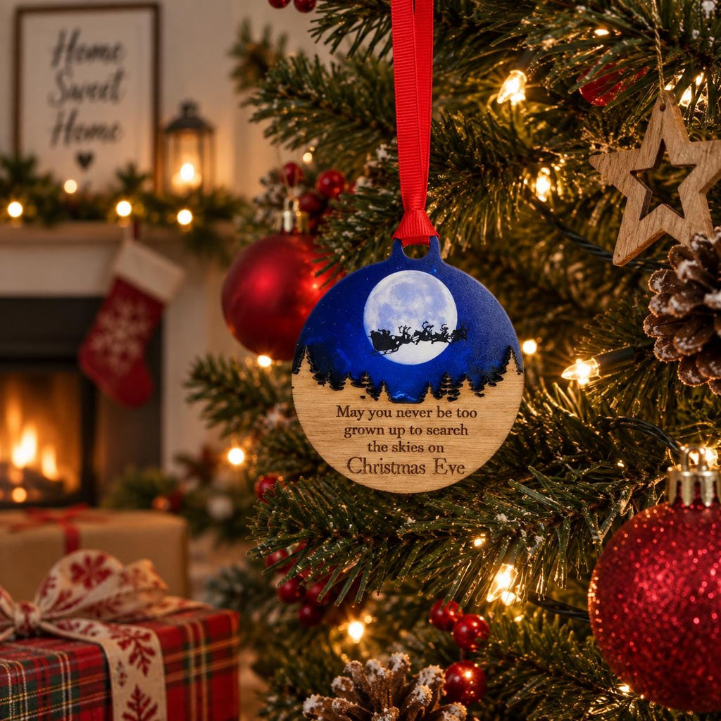 Christmas bauble - beautiful gift for all ages - xmas - gift - present - tree - decoration - decor - home - office - work - friend - family