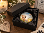 Personalised Glass Memorial Ornament with Photo | Grave Memorial Plaque | In Loving Memory Keepsake | Graveside Remembrance Gift