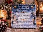 Personalised Christmas Memorial grave marker, memorial - Memory - Indoor - Outdoor - Garden - Caravan - Grave side - Candle Display - Gift