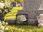 Personalised Robin Memorial grave marker, memorial slate, indoor or outdoor - Memory - Indoor - Outdoor - Garden - Caravan - Grave side